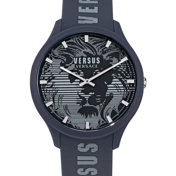 Versace Men's Blue 44mm Lion Watch
